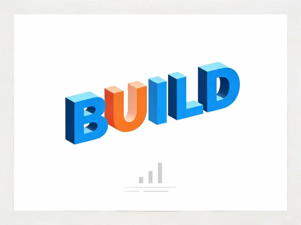 Ejemplo de lettering Isométrico 3D