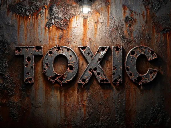Acid Grunge lettering example