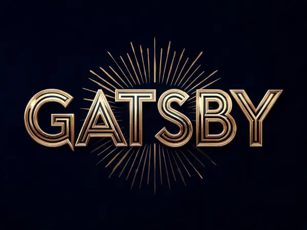 Art Deco Gold — GATSBY