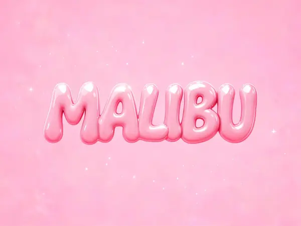 Barbie Gloss lettering example