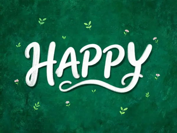 Bounce Script lettering example