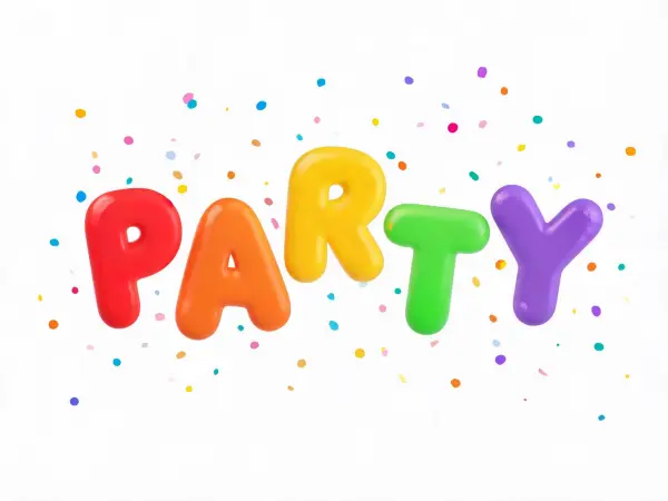 Bouncy Display lettering example