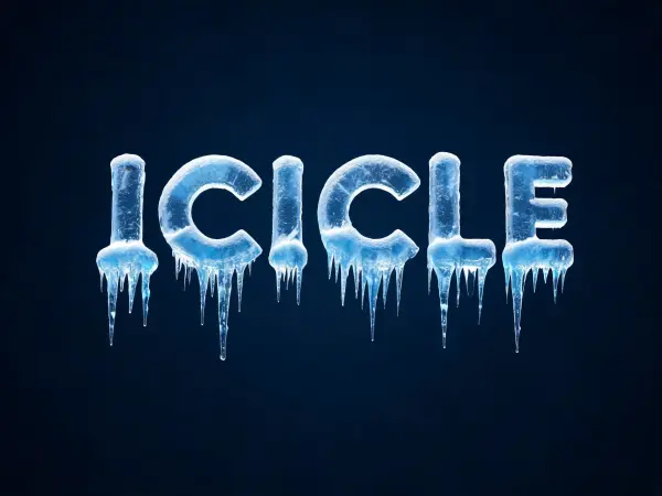 Drip Ice lettering example