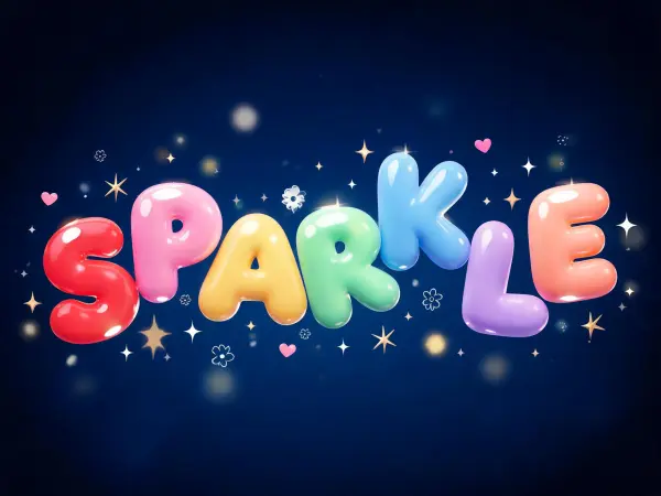 Fairytale Whimsy lettering example