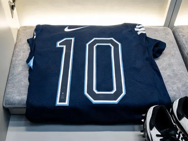 Contoh lettering Jersei Sepak Bola