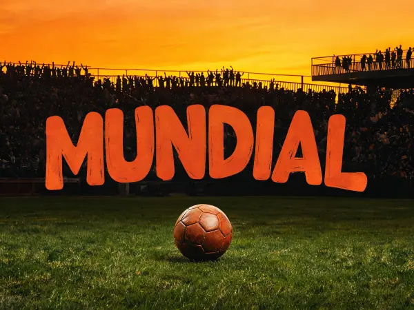 Football Retro 70s lettering example