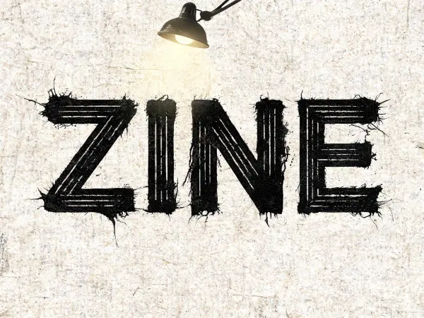Grunge Ink Bleed lettering example