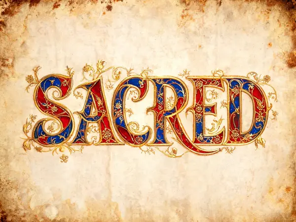Illuminated Initial lettering example