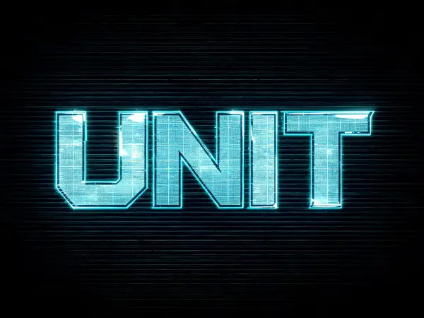 Mecha Anime lettering example