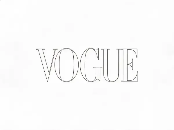 Outline Serif lettering example