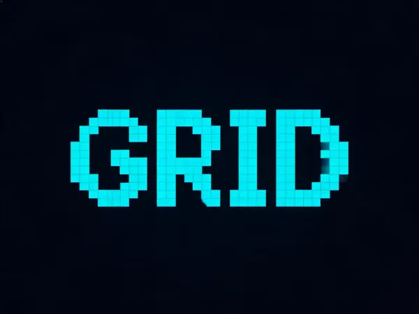 Pixel Mono lettering example