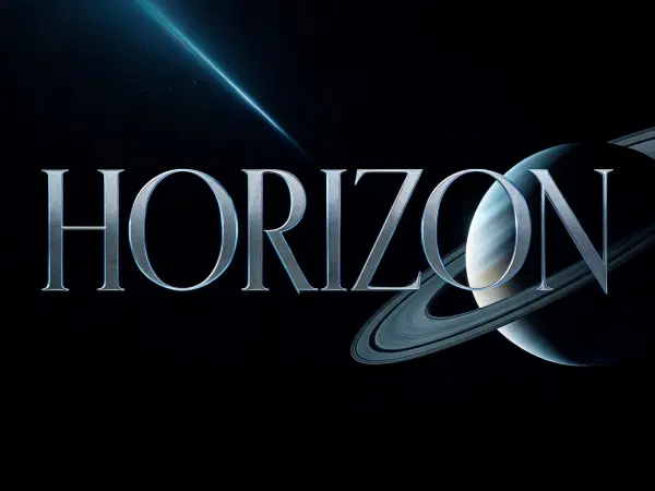 Exemple de lettrage Didone science-fiction