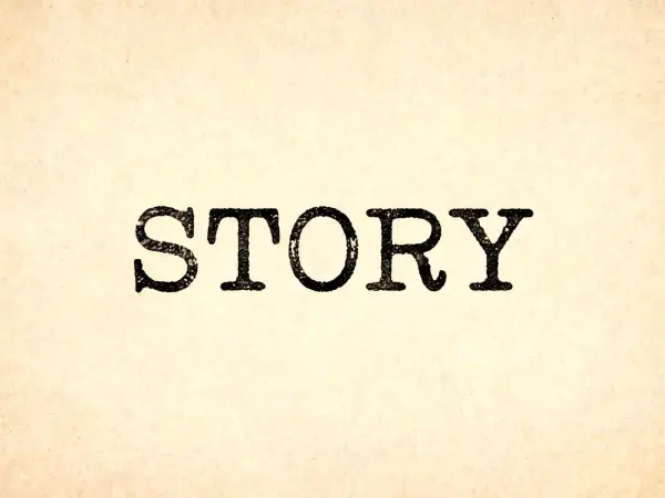 Typewriter Display lettering example