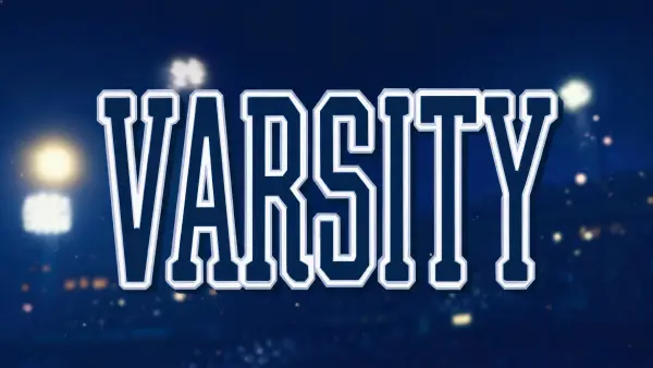 Varsity Shadow lettering example
