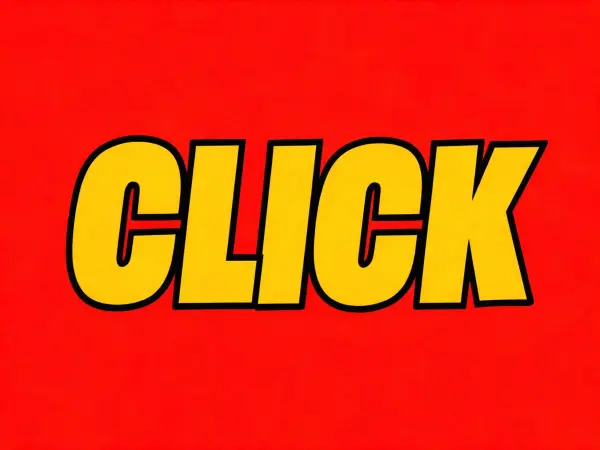 YouTube Impact lettering example
