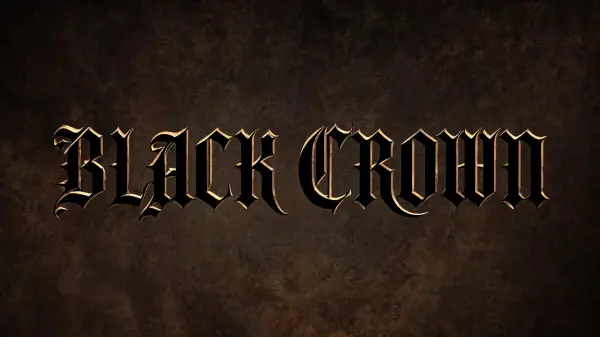 Gothic Font lettering example