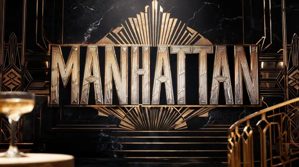 Art Deco lettering example