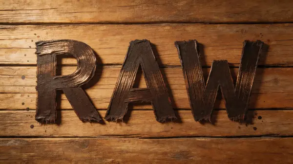 Dry Brush lettering example