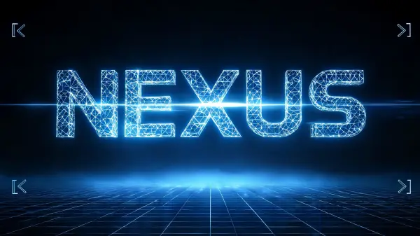 Futuristic lettering example