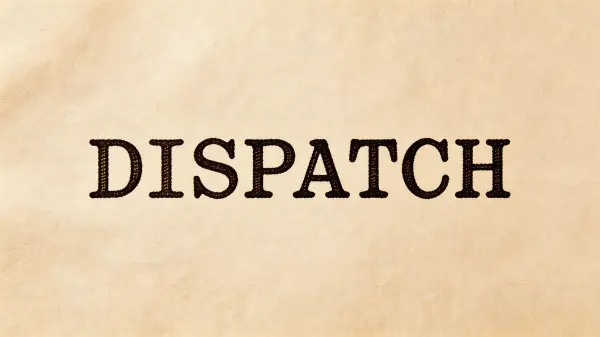 Typewriter lettering example