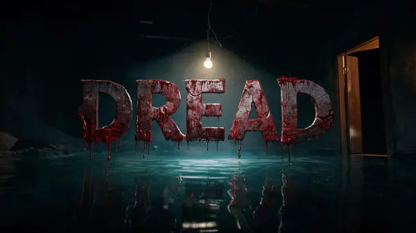 Horror Movie lettering example