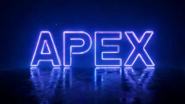 Пример леттеринга: Неоновый контур
