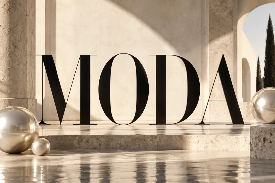 Bodoni Moda lettering example