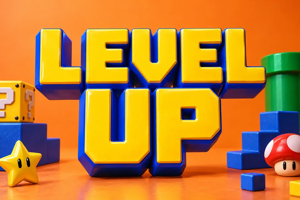 Bungee lettering example