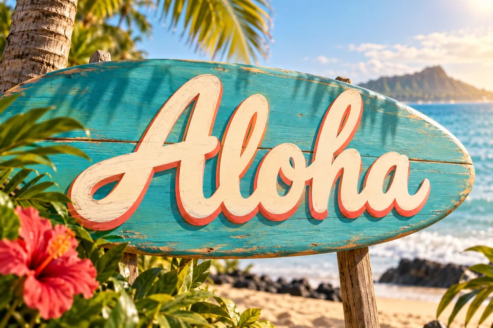 Pacifico lettering example