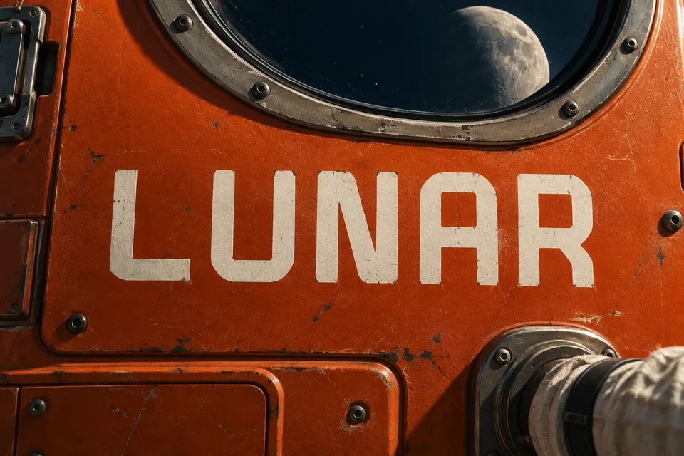 Space Mono lettering example