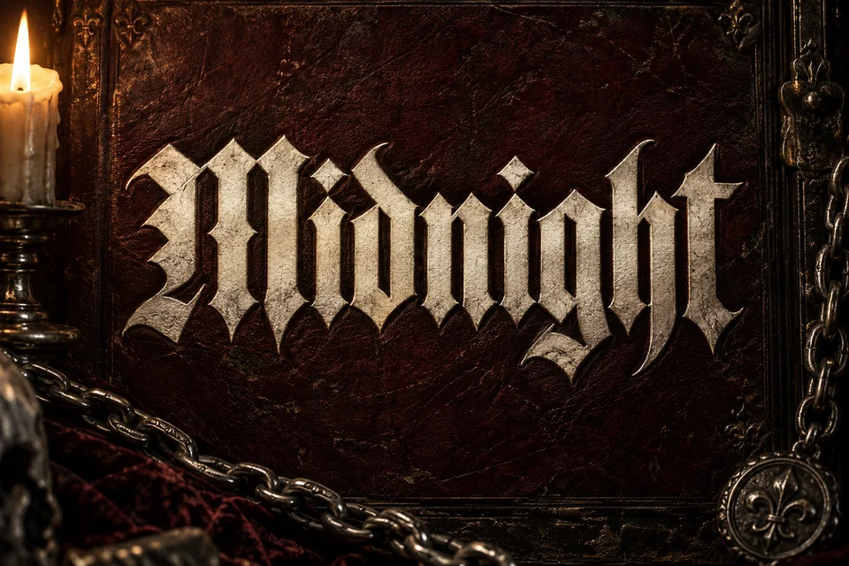 UnifrakturCook lettering example