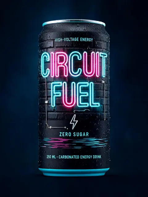 Neon Packaging lettering inspiration